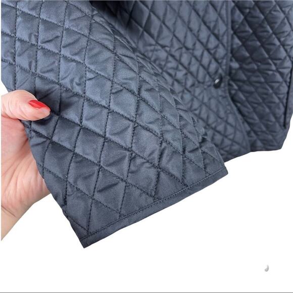 Mulberry Street Women's Size XL Black Quilted Long Jacket - Picture 6 of 15